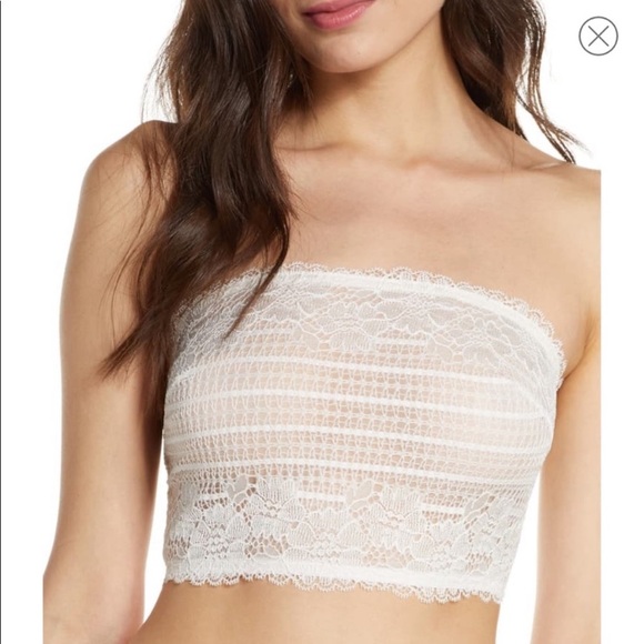 NWT Free People Camilla Bandeau Bralette Ivory L - Picture 3 of 15